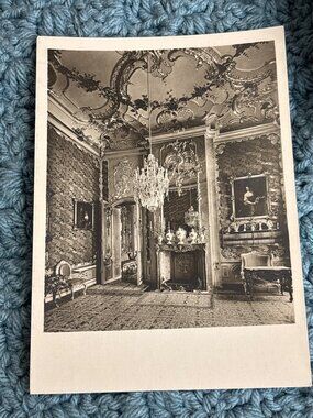 Potsdam New Palace Study of Frederick the Great Postcard